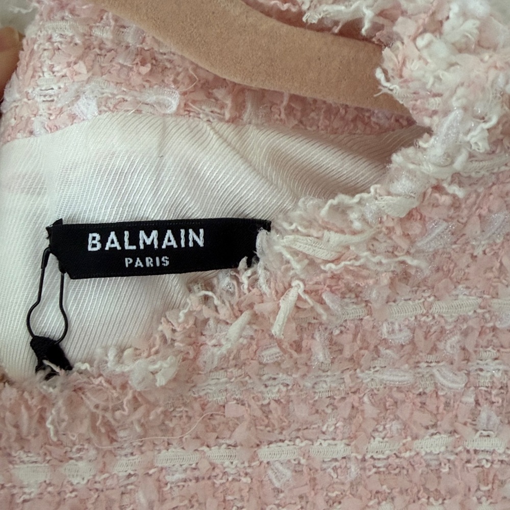 Balmain Short LS Tweed Dress - Picture 6 of 8